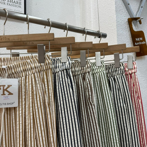 Summer Casual Stripe Loose Trousers